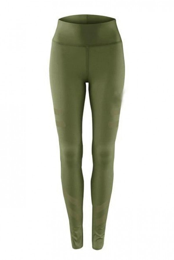 Army Green High Waist Leggings