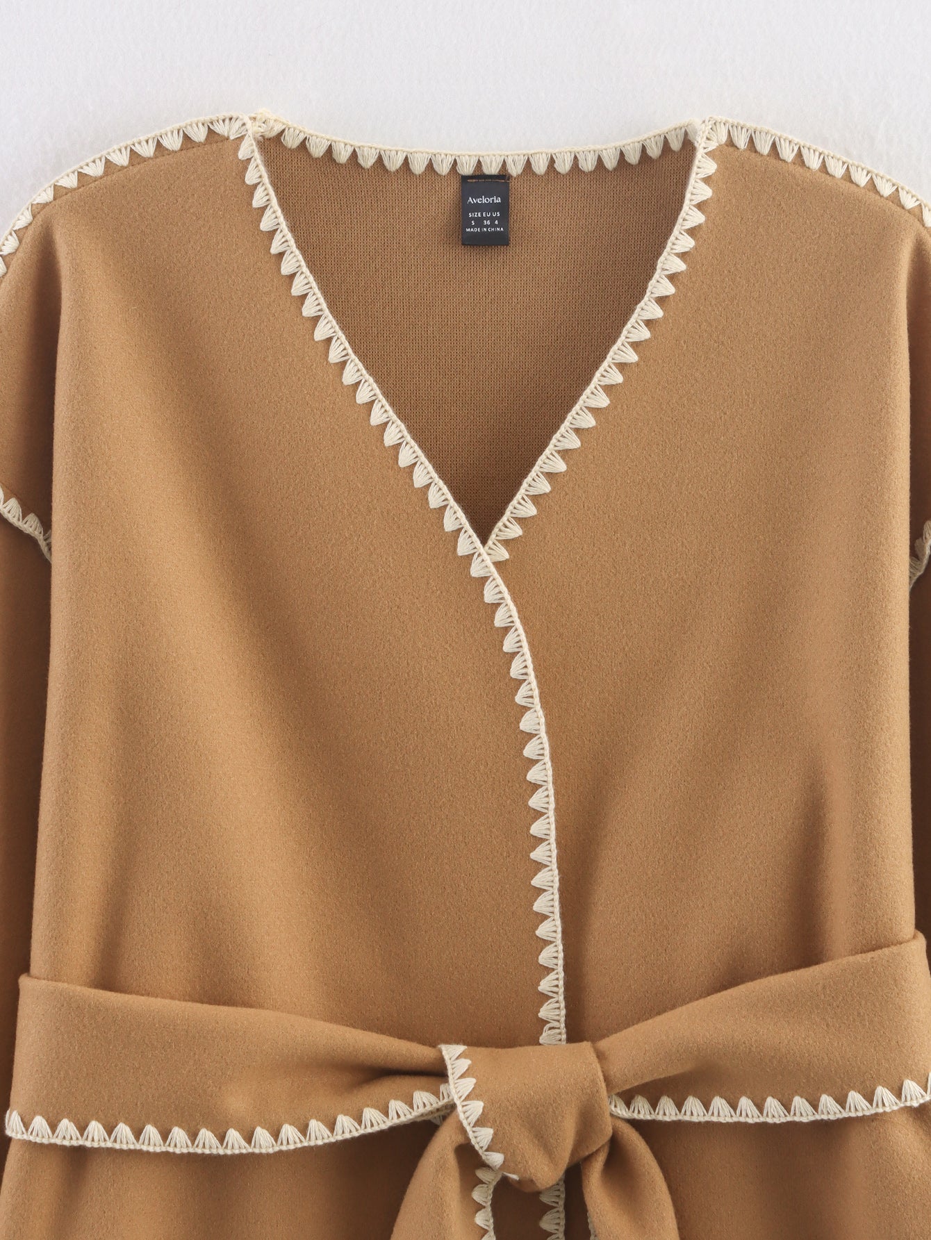 The Beige Agenda Belted Coat