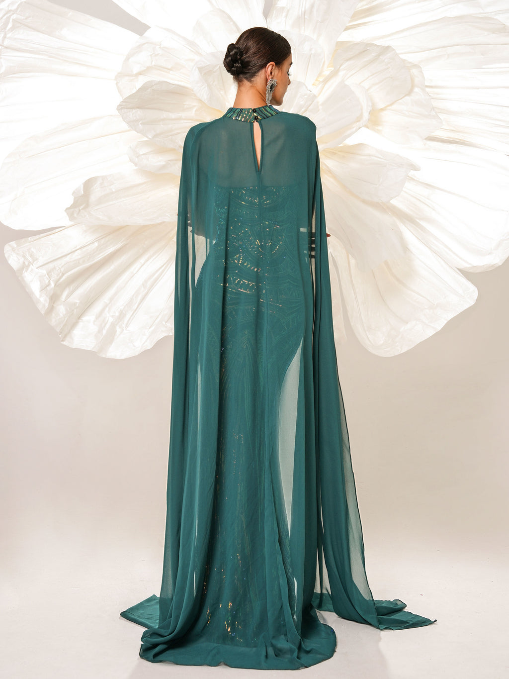 The Seraphine Cape Gown