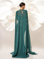 The Seraphine Cape Gown
