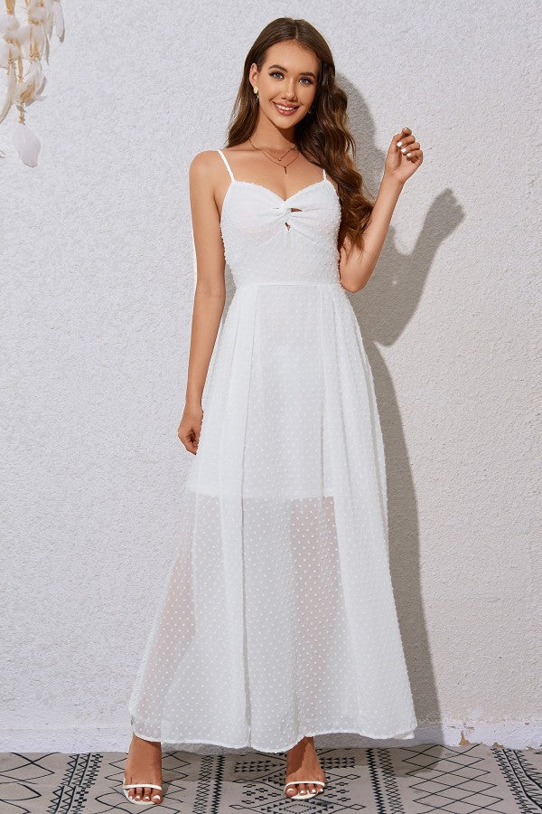 Summer Flowy White Dress