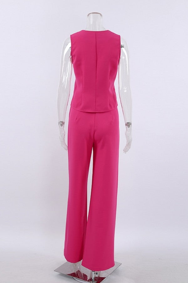 Girl Boss Waist Coat Set