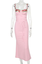 Pink Petal Girdling Dress