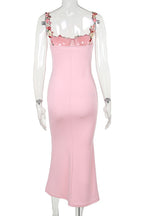 Pink Petal Girdling Dress