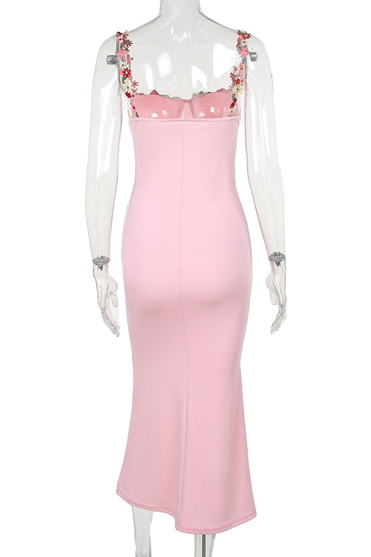 Pink Petal Girdling Dress