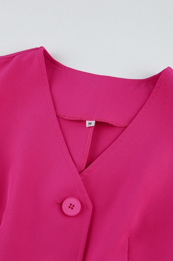 Girl Boss Waist Coat Set