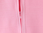 Pink Sculpt Bandage Dress