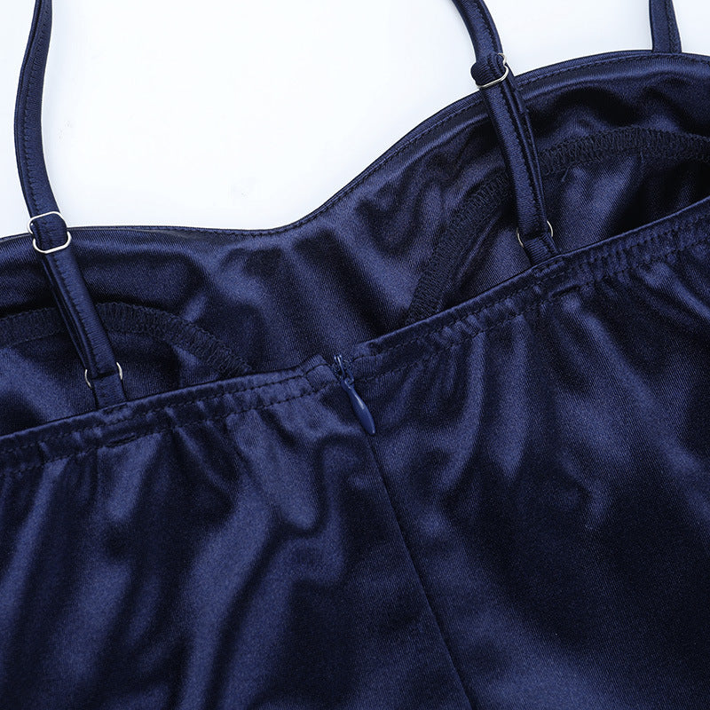 Celestine Satin Evening Dress