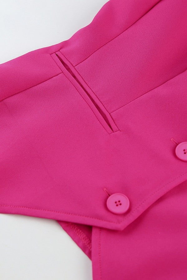 Girl Boss Waist Coat Set