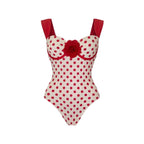 Rosé Polka Dot Monokini