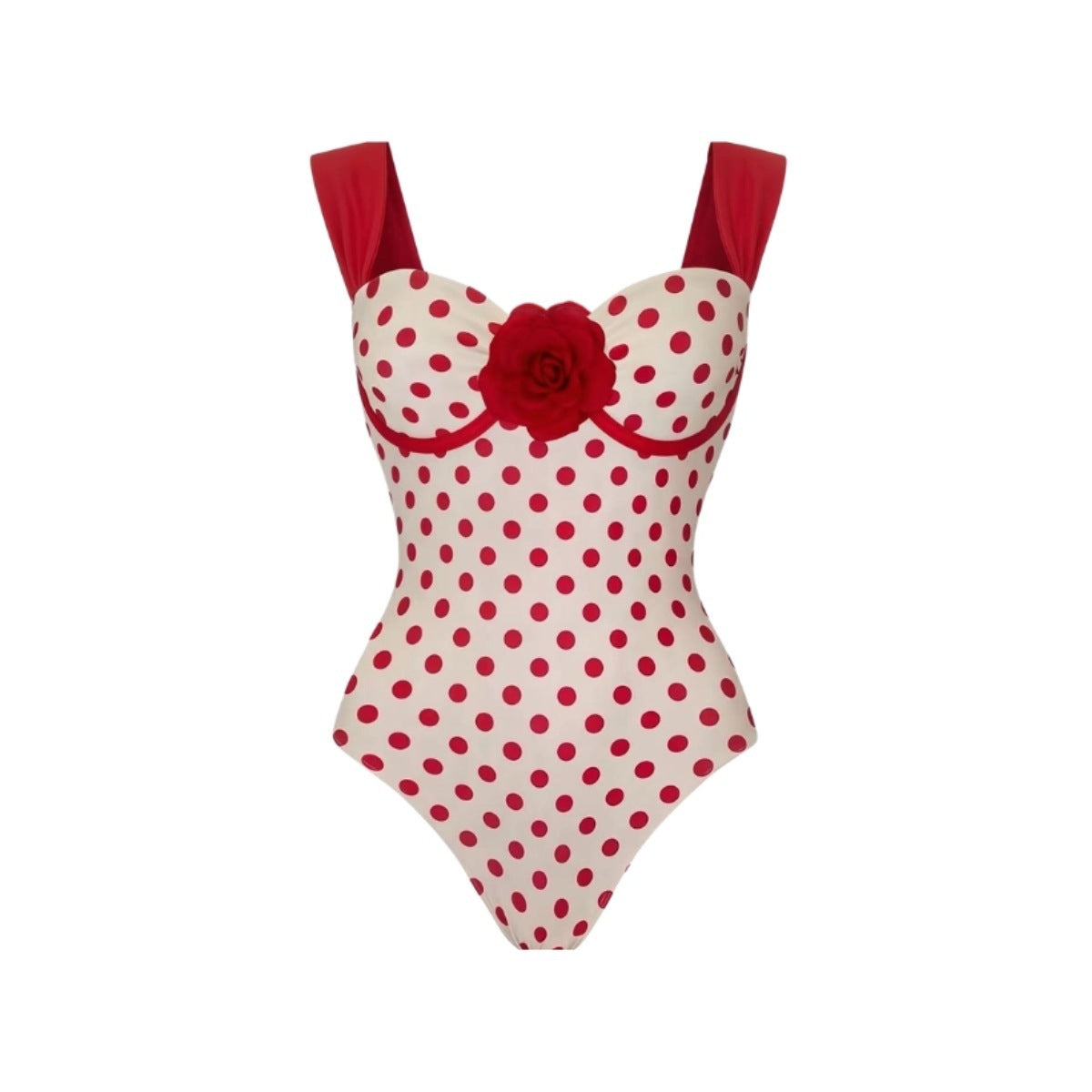 Rosé Polka Dot Monokini