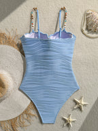 Riviera Blue Sculpting Swimsuit