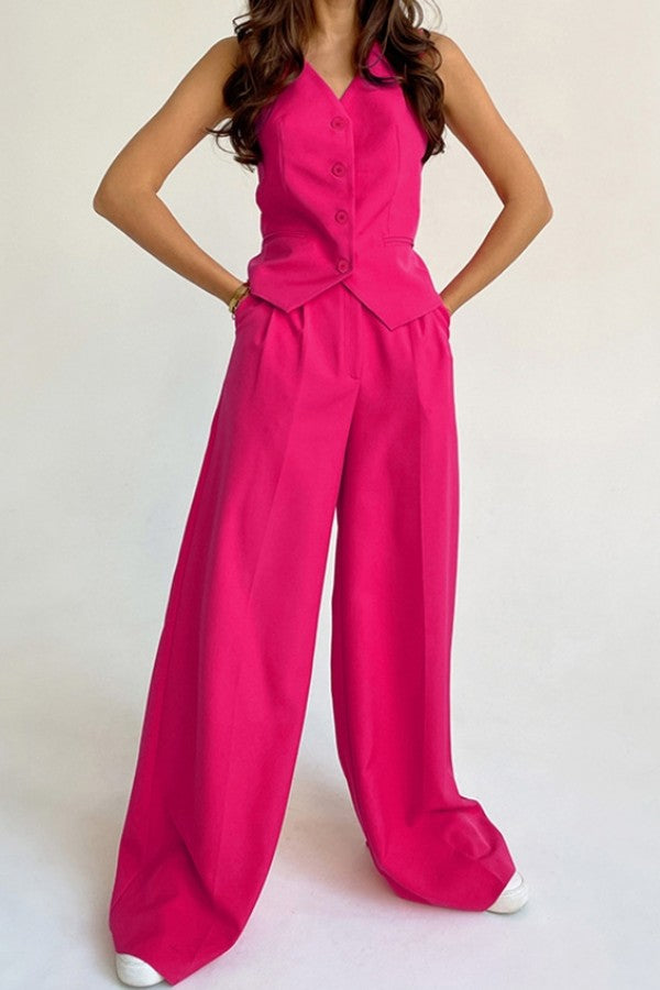 Girl Boss Waist Coat Set