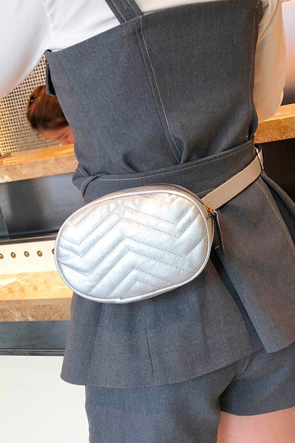 Silver Fanny Pack