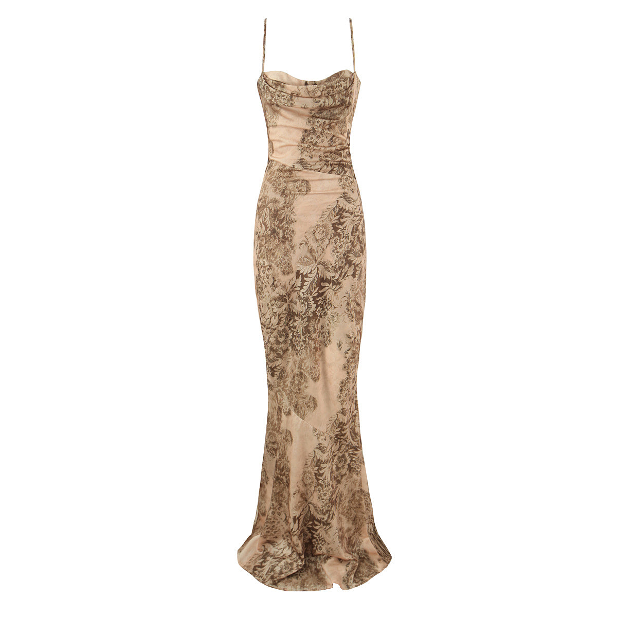 Aurelia Drape Column Gown