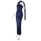 Celestine Satin Evening Dress