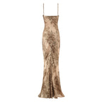 Aurelia Drape Column Gown