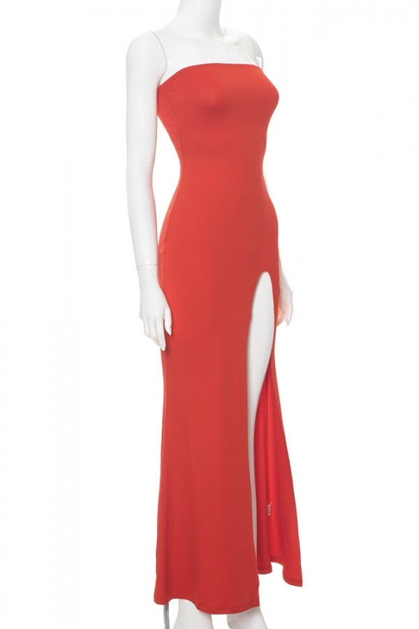 Cherry Bombshell Tube Dress