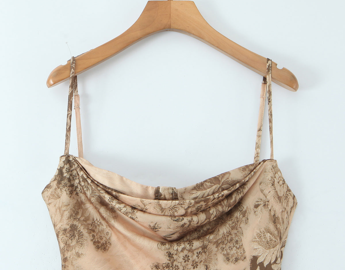 Aurelia Drape Column Gown