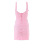Pink Sculpt Bandage Dress