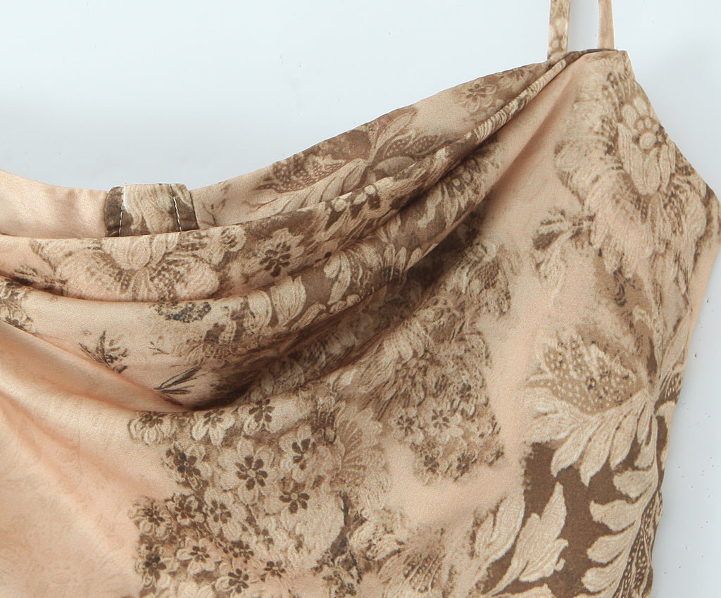 Aurelia Drape Column Gown