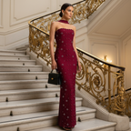 Scarlet Sovereign Evening Gown