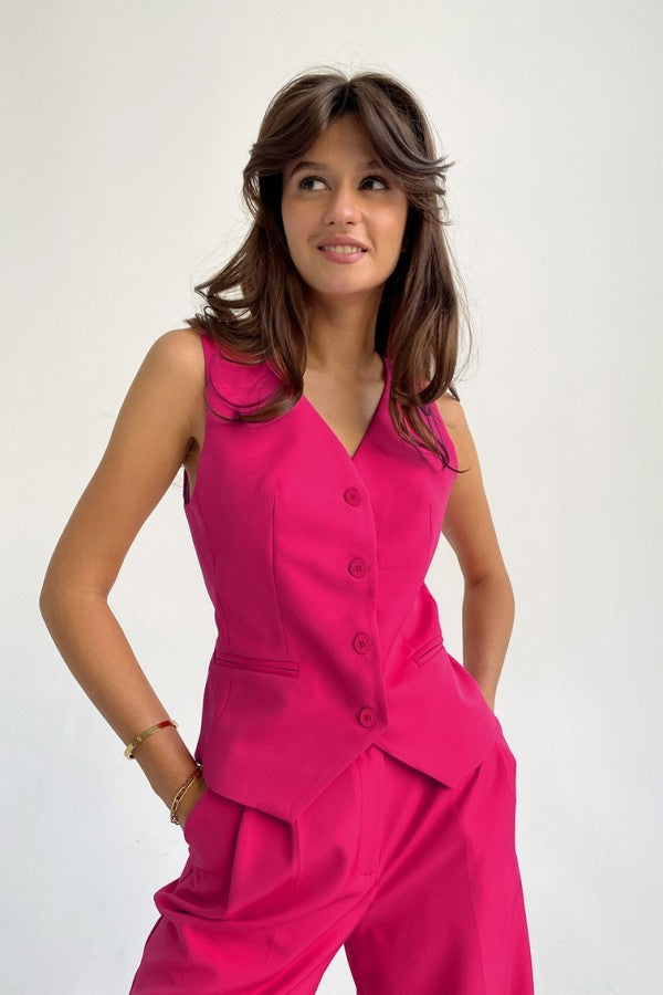 Girl Boss Waist Coat Set
