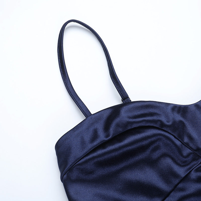 Celestine Satin Evening Dress