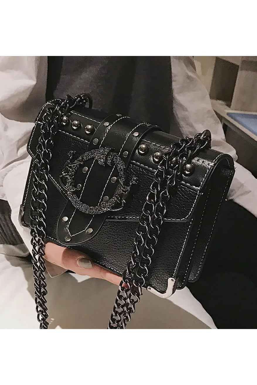 Black Allure Shoulder Bag
