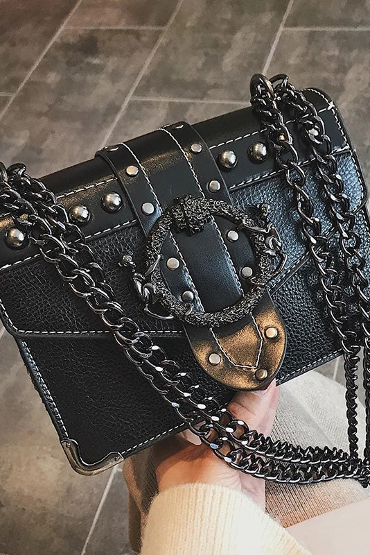 Black Allure Shoulder Bag