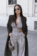 Retro Belt Halter Co-ords