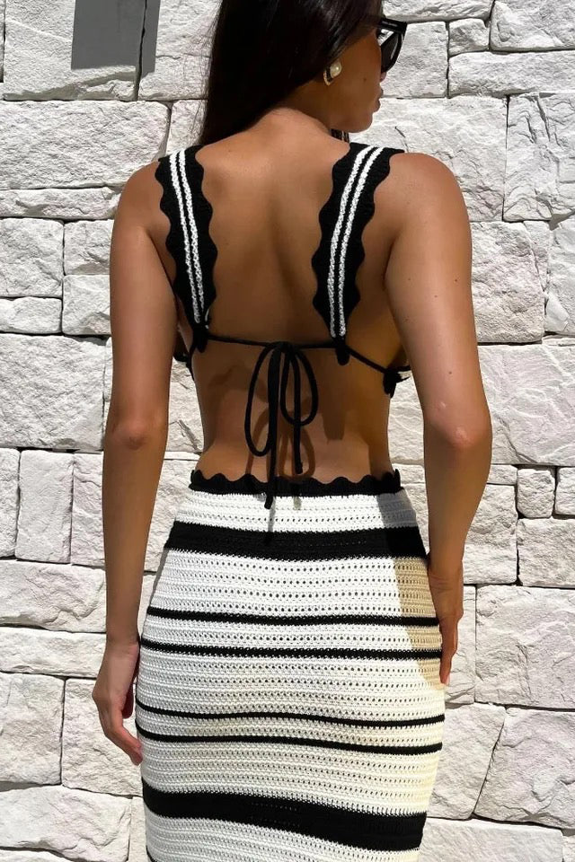 Midnight Sands Crochet Co-ord Set
