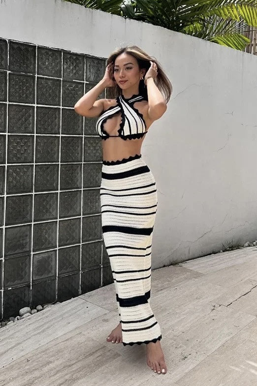 Midnight Sands Crochet Co-ord Set