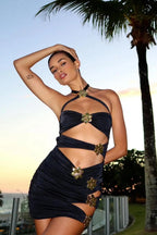 Starlit Petals Monokini Set
