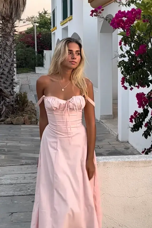 Blush Dream Corset Dress