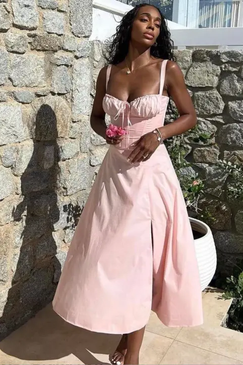 Blush Dream Corset Dress