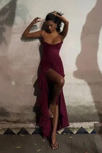 Ruffle Me Red Dress
