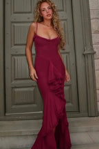 Ruffle Me Red Dress