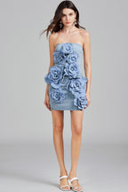 Fleur de Denim Dress