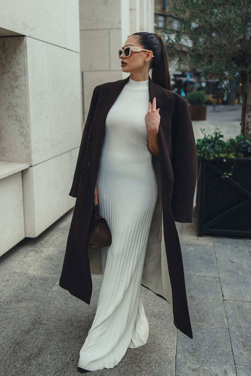 Ribbed Radiance Dress