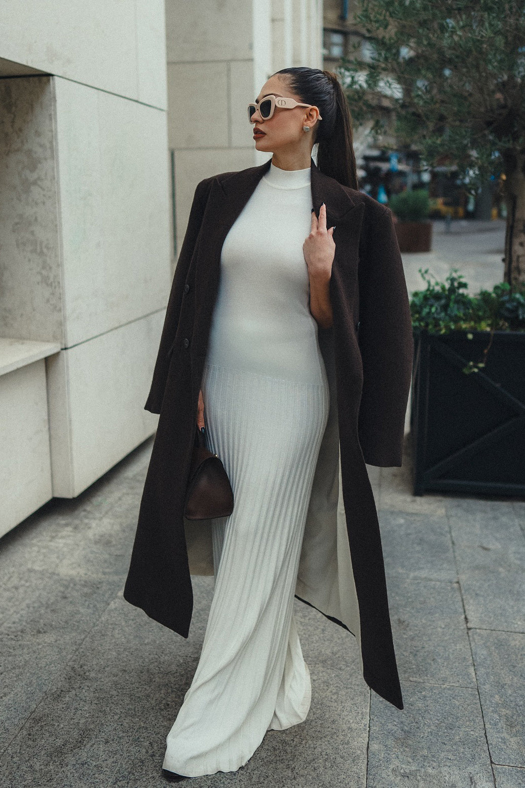 Ribbed Radiance Dress