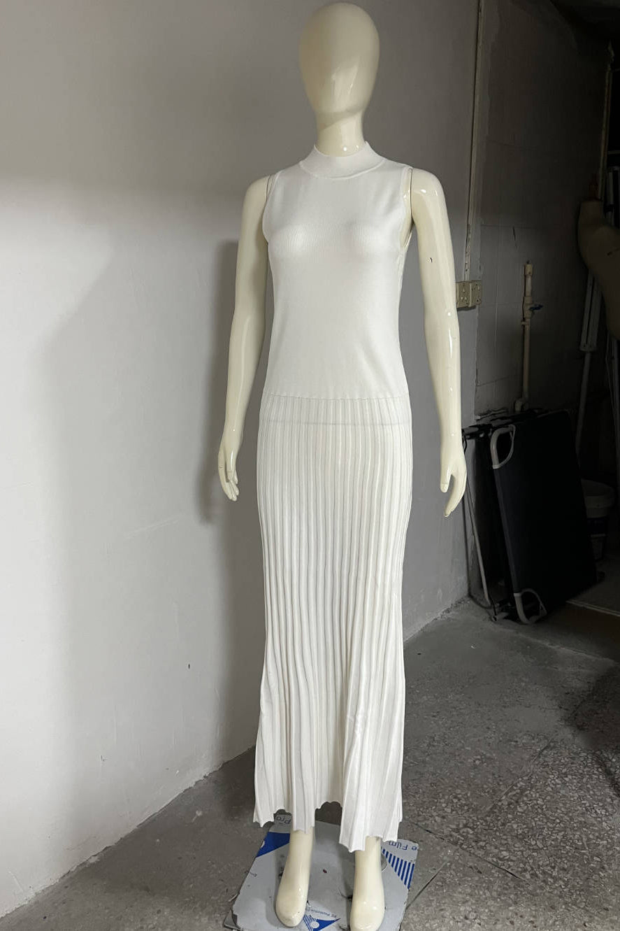 Ribbed Radiance Dress