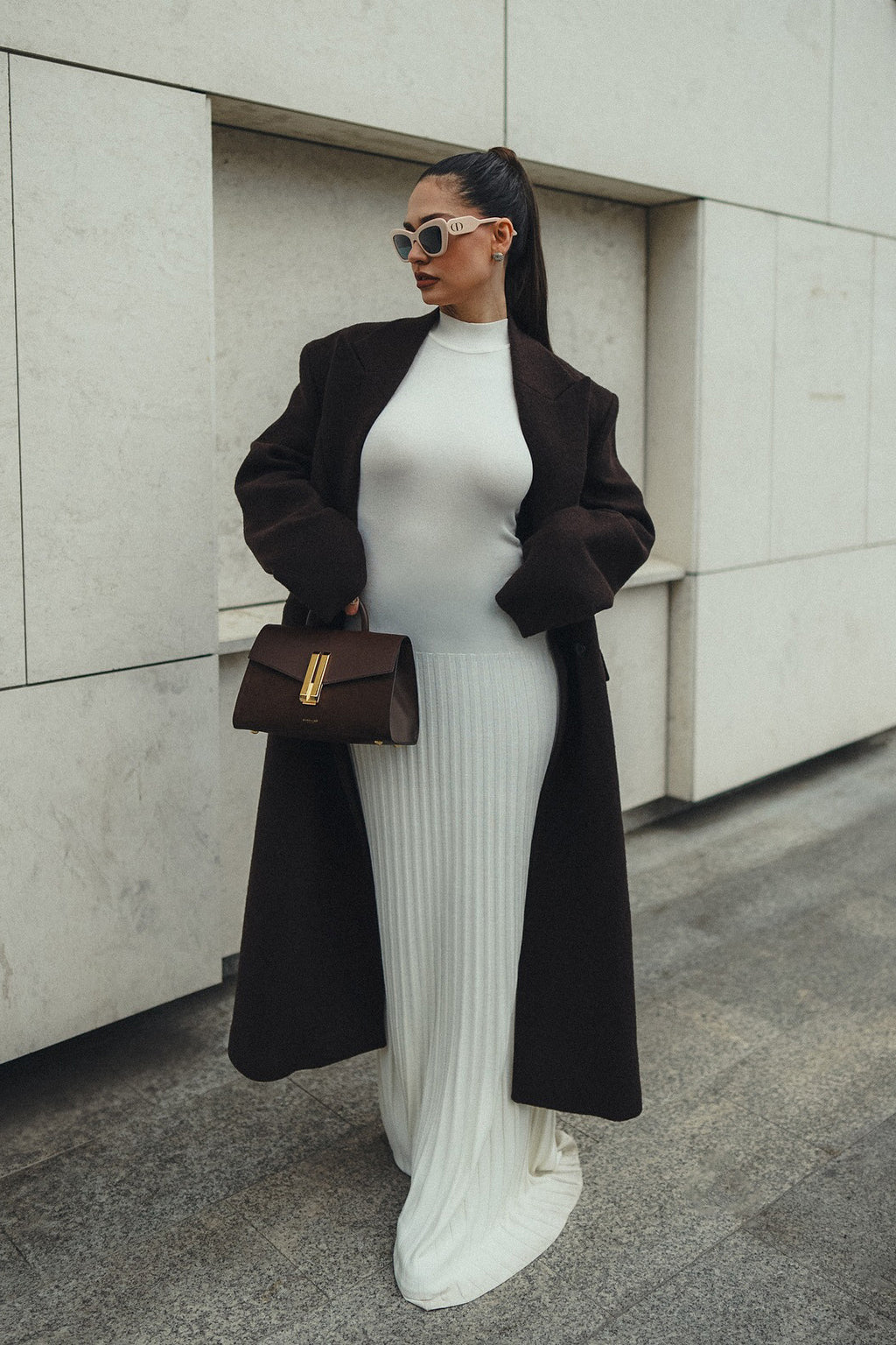 Ribbed Radiance Dress