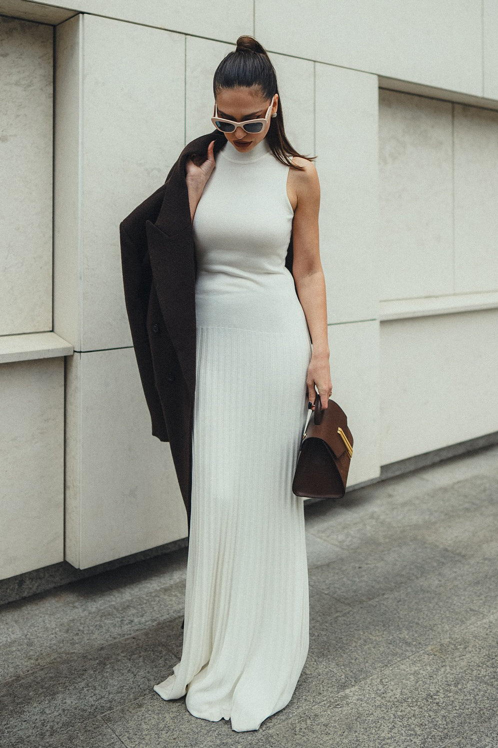 Ribbed Radiance Dress