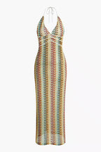 Sunwave Crochet Maxi Dress