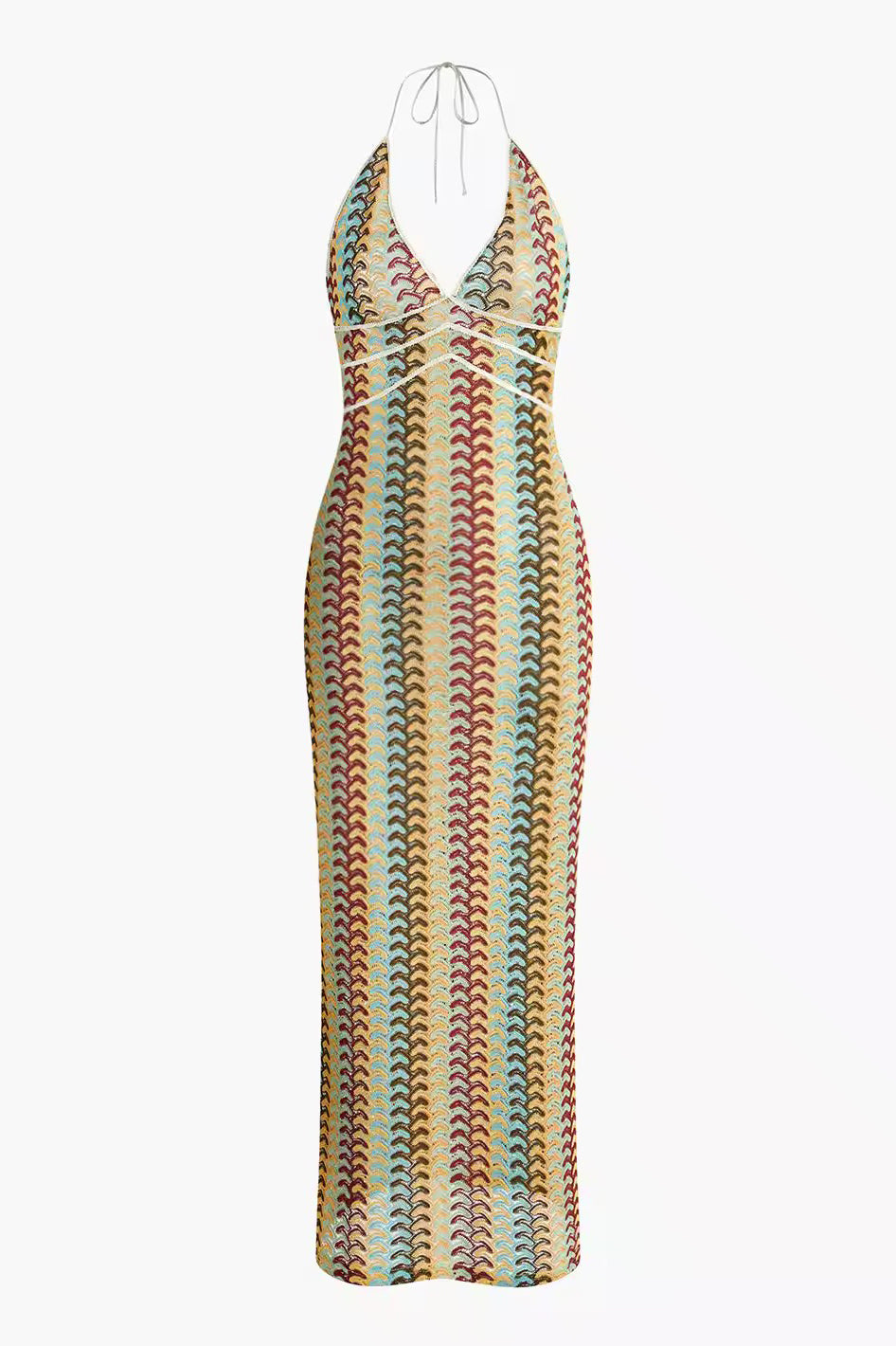 Sunwave Crochet Maxi Dress