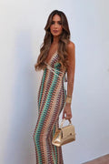 Sunwave Crochet Maxi Dress