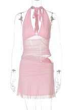 Sheer Bliss V-Neck Mini