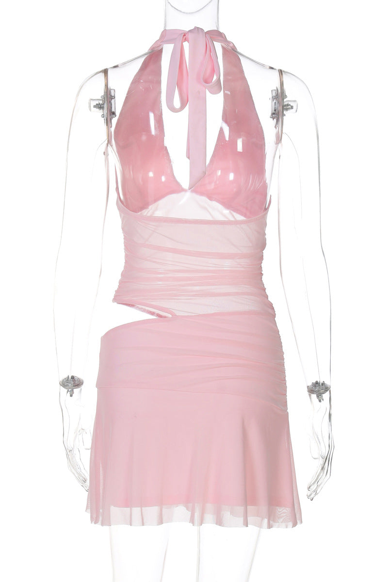 Sheer Bliss V-Neck Mini