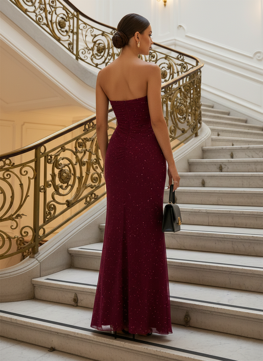 Élise Strapless Corset Gown